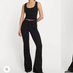 Good American flare never fade jeans